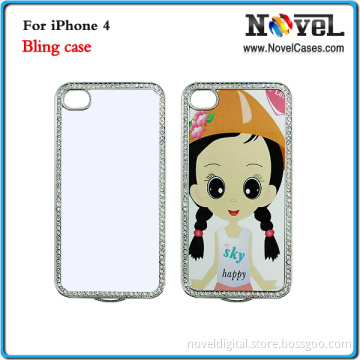 Sublimation Bling Phone Case for iPhone4/4s